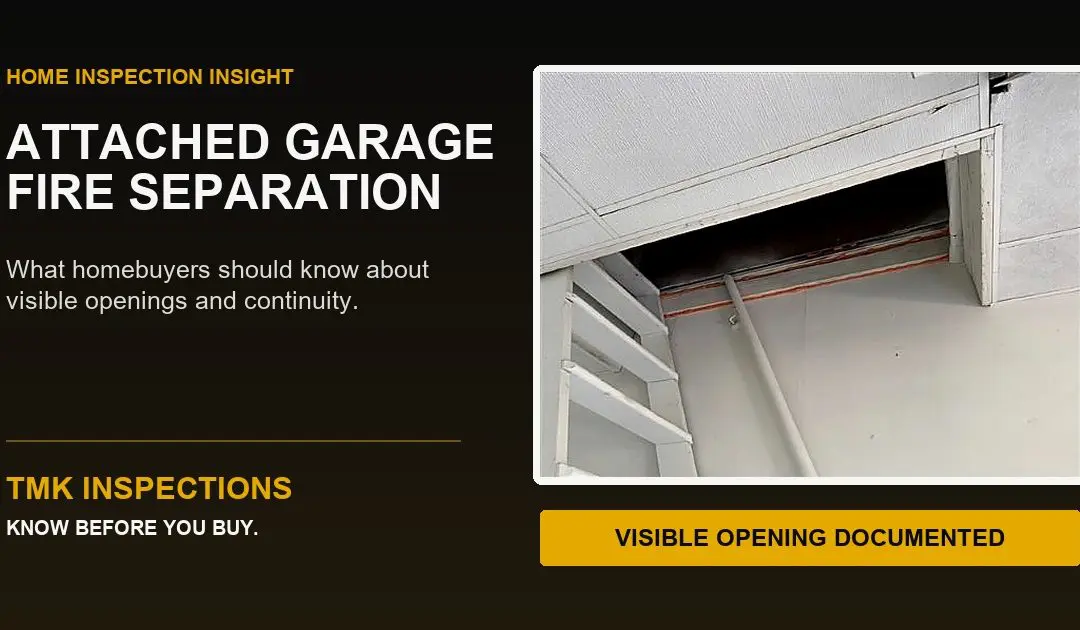 Attached Garage Fire Separation: What Homebuyers Should Know